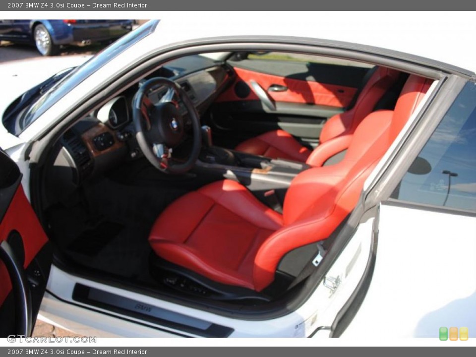 Dream Red Interior Photo for the 2007 BMW Z4 3.0si Coupe #38382298