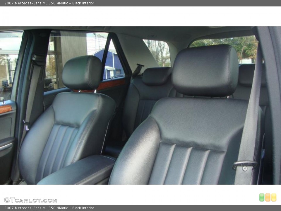 Black Interior Photo for the 2007 Mercedes-Benz ML 350 4Matic #38382474