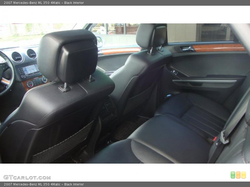 Black Interior Photo for the 2007 Mercedes-Benz ML 350 4Matic #38382490