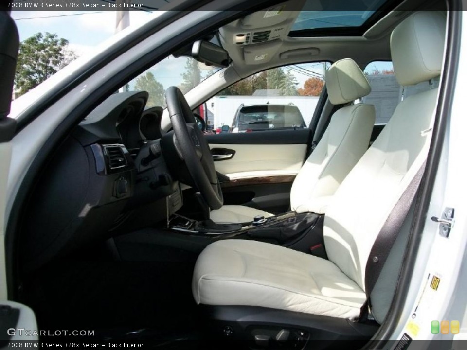 Black Interior Photo for the 2008 BMW 3 Series 328xi Sedan #38383318