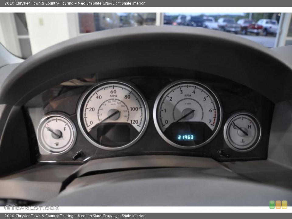 Medium Slate Gray/Light Shale Interior Gauges for the 2010 Chrysler Town & Country Touring #38383522