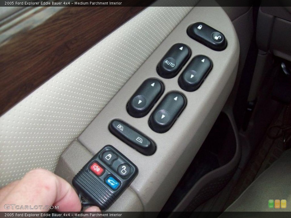 Medium Parchment Interior Controls for the 2005 Ford Explorer Eddie Bauer 4x4 #38383998