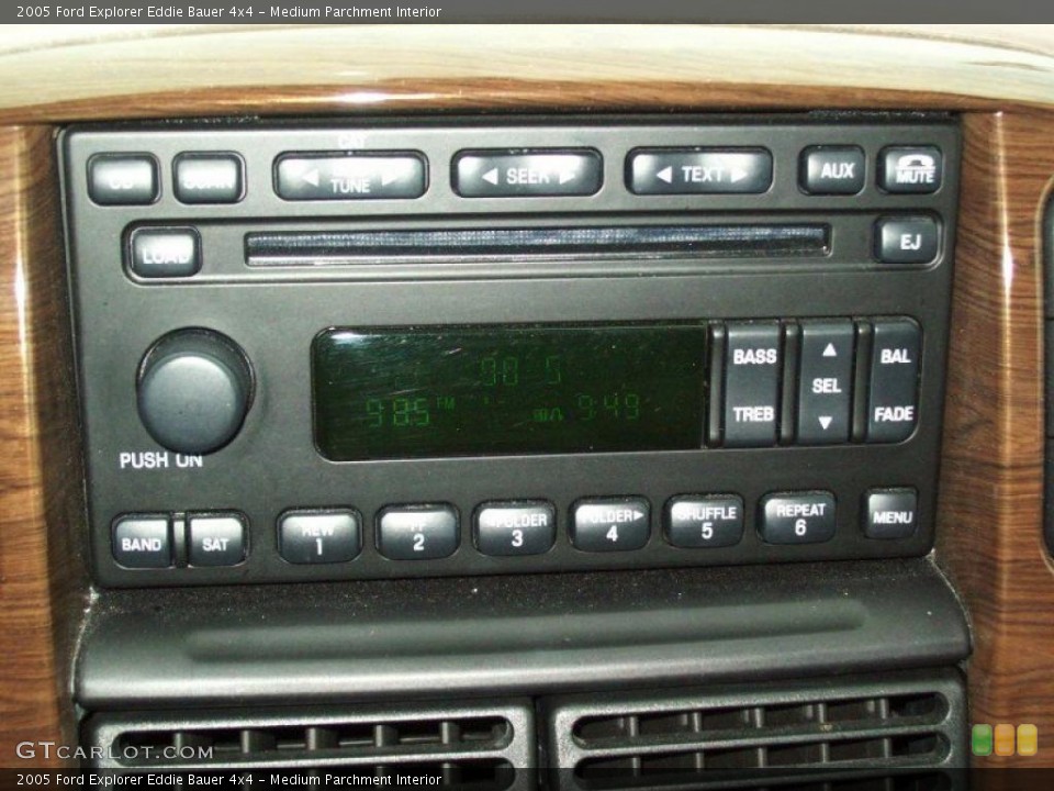 Medium Parchment Interior Controls for the 2005 Ford Explorer Eddie Bauer 4x4 #38384038