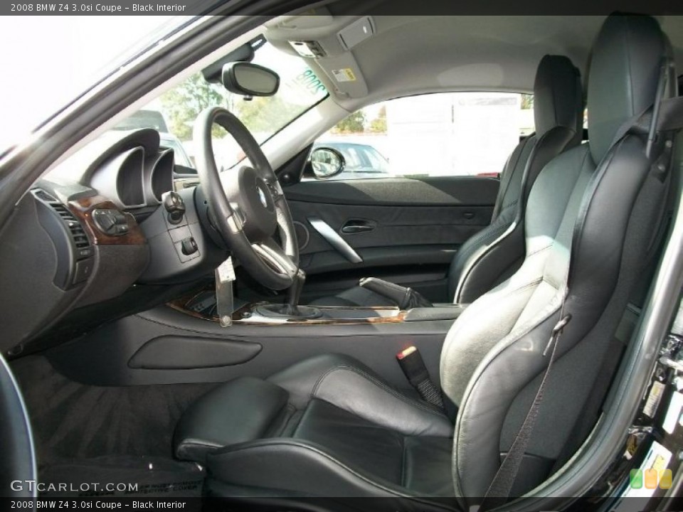 Black Interior Photo for the 2008 BMW Z4 3.0si Coupe #38384458