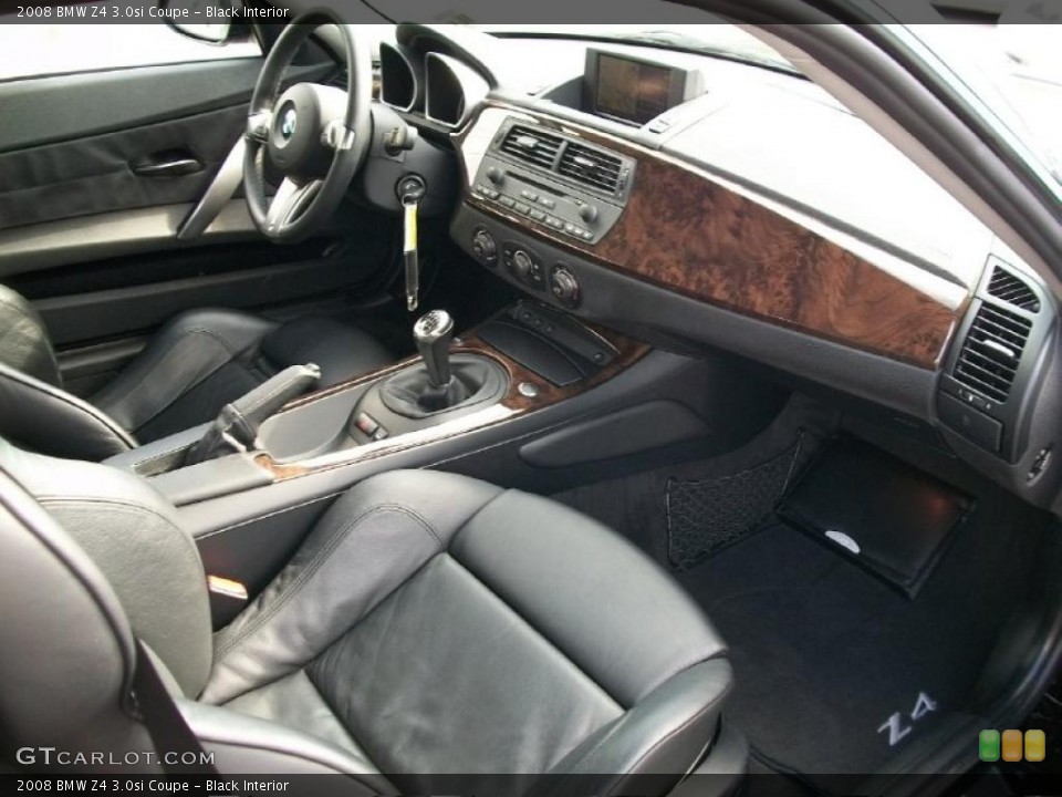 Black Interior Dashboard for the 2008 BMW Z4 3.0si Coupe #38384626