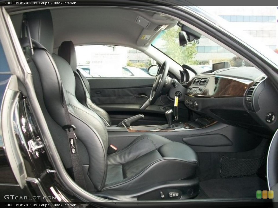 Black Interior Photo for the 2008 BMW Z4 3.0si Coupe #38384658
