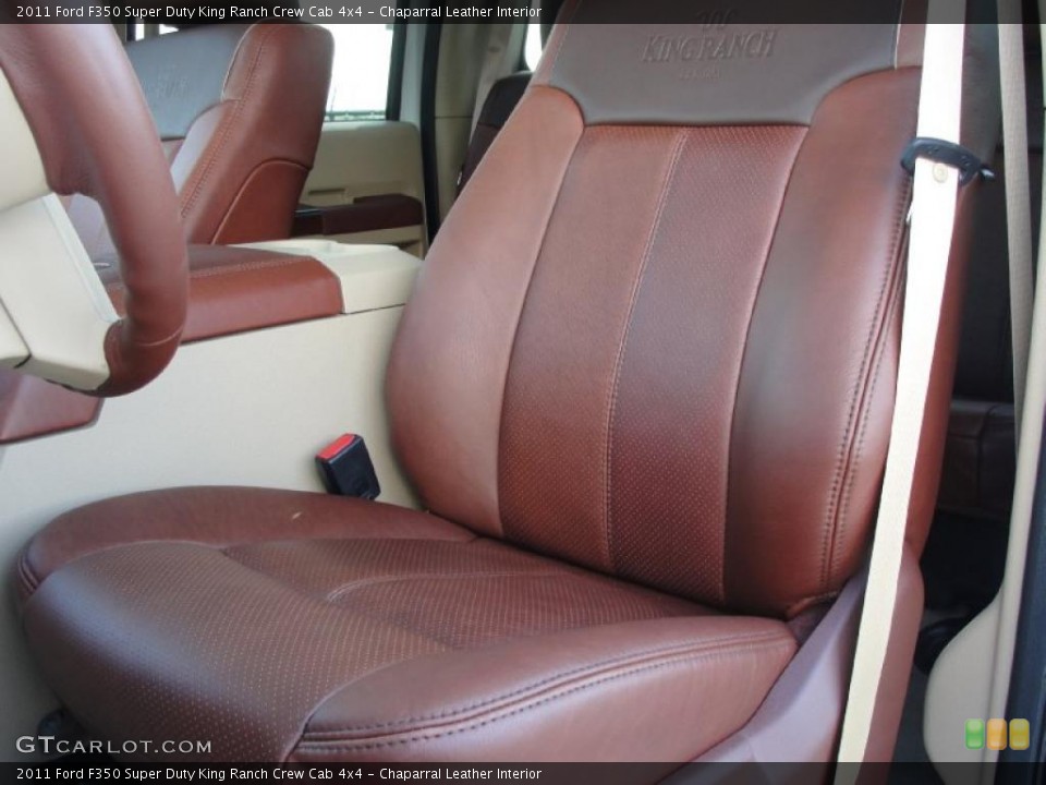 Chaparral Leather Interior Photo for the 2011 Ford F350 Super Duty King Ranch Crew Cab 4x4 #38385390