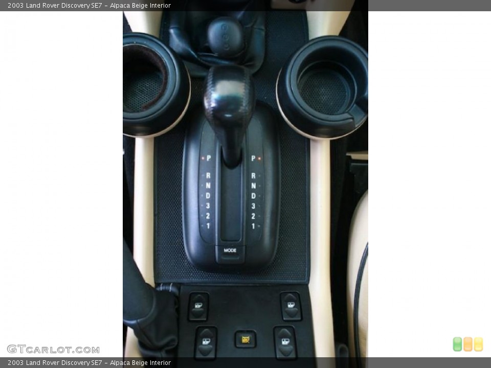 Alpaca Beige Interior Transmission for the 2003 Land Rover Discovery SE7 #38385426