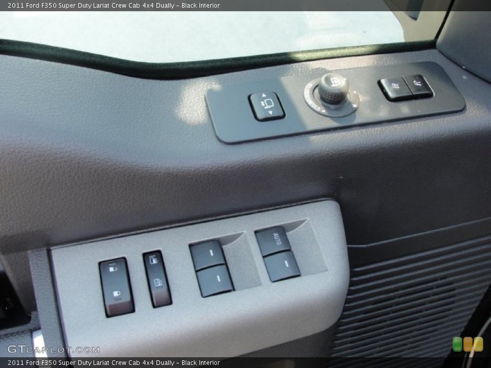 Black Interior Controls for the 2011 Ford F350 Super Duty Lariat Crew Cab 4x4 Dually #38385938