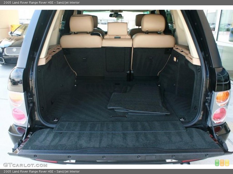 Sand/Jet Interior Trunk for the 2005 Land Rover Range Rover HSE #38386367