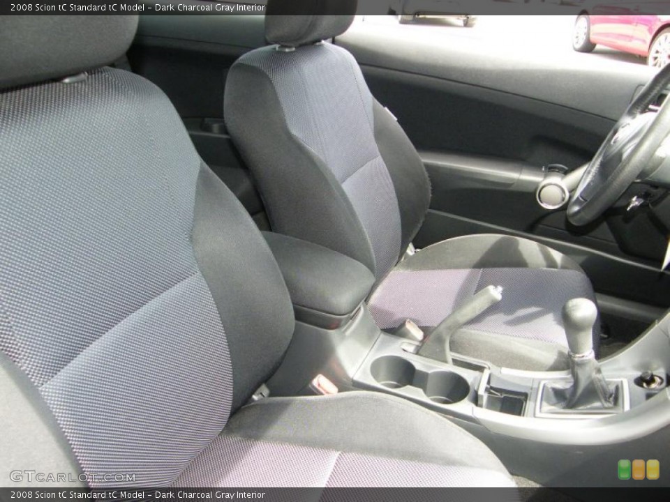 Dark Charcoal Gray Interior Controls for the 2008 Scion tC  #38387687