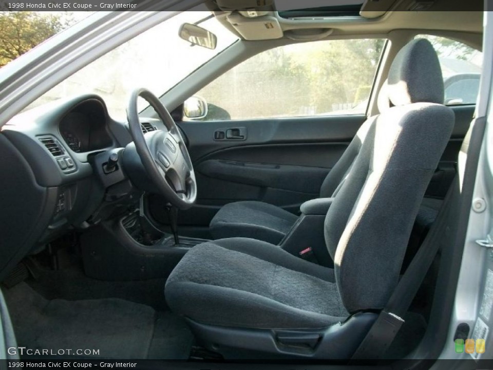 Gray Interior Photo for the 1998 Honda Civic EX Coupe #38388199
