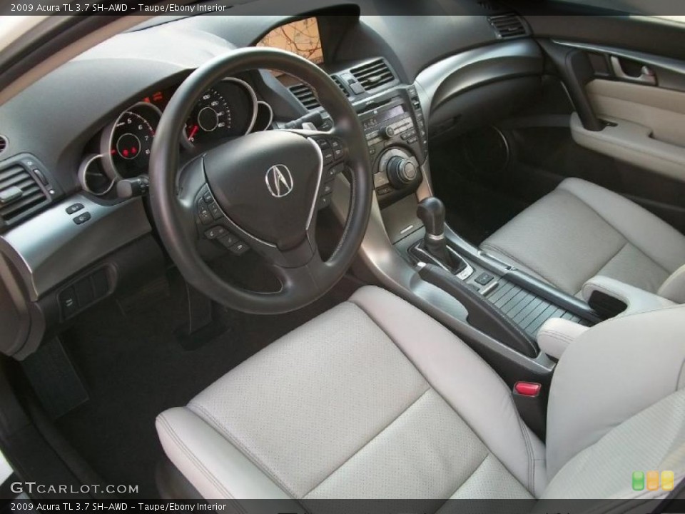 Taupe/Ebony Interior Dashboard for the 2009 Acura TL 3.7 SH-AWD #38388547