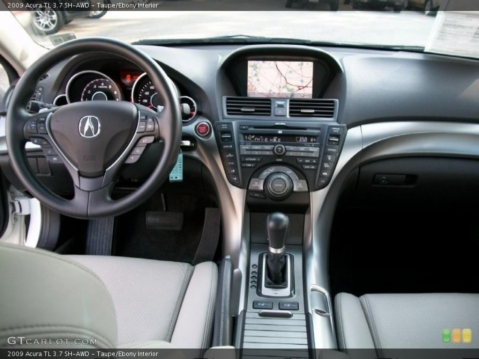 Taupe/Ebony Interior Dashboard for the 2009 Acura TL 3.7 SH-AWD #38388583