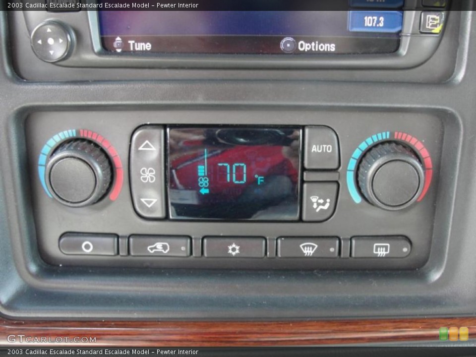 Pewter Interior Controls for the 2003 Cadillac Escalade  #38389631