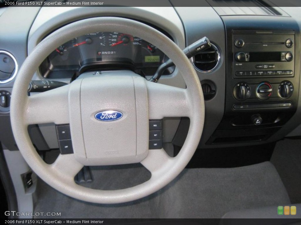 Medium Flint Interior Steering Wheel for the 2006 Ford F150 XLT SuperCab #38390760