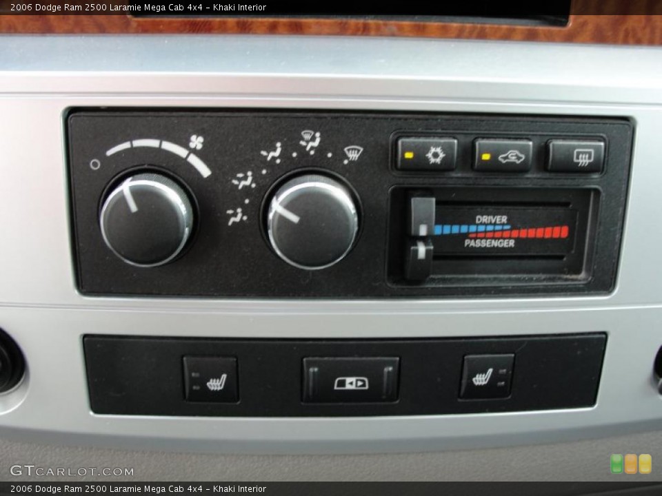 Khaki Interior Controls for the 2006 Dodge Ram 2500 Laramie Mega Cab 4x4 #38391628