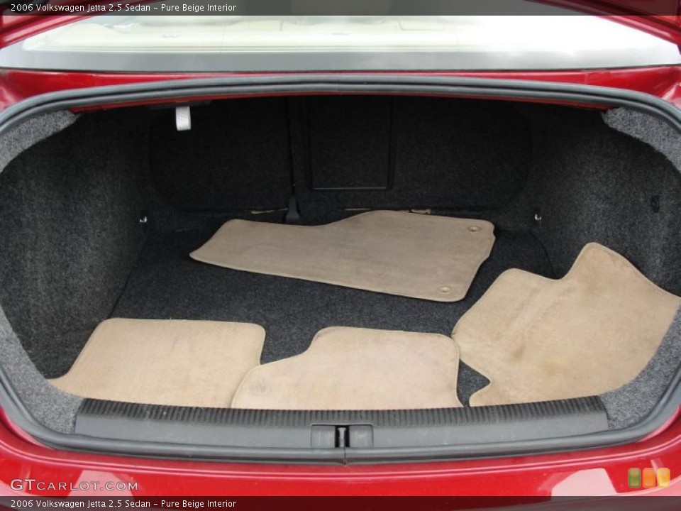 Pure Beige Interior Trunk for the 2006 Volkswagen Jetta 2.5 Sedan #38392184
