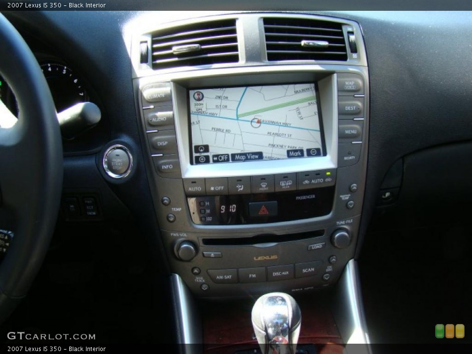 Black Interior Controls for the 2007 Lexus IS 350 #38392196