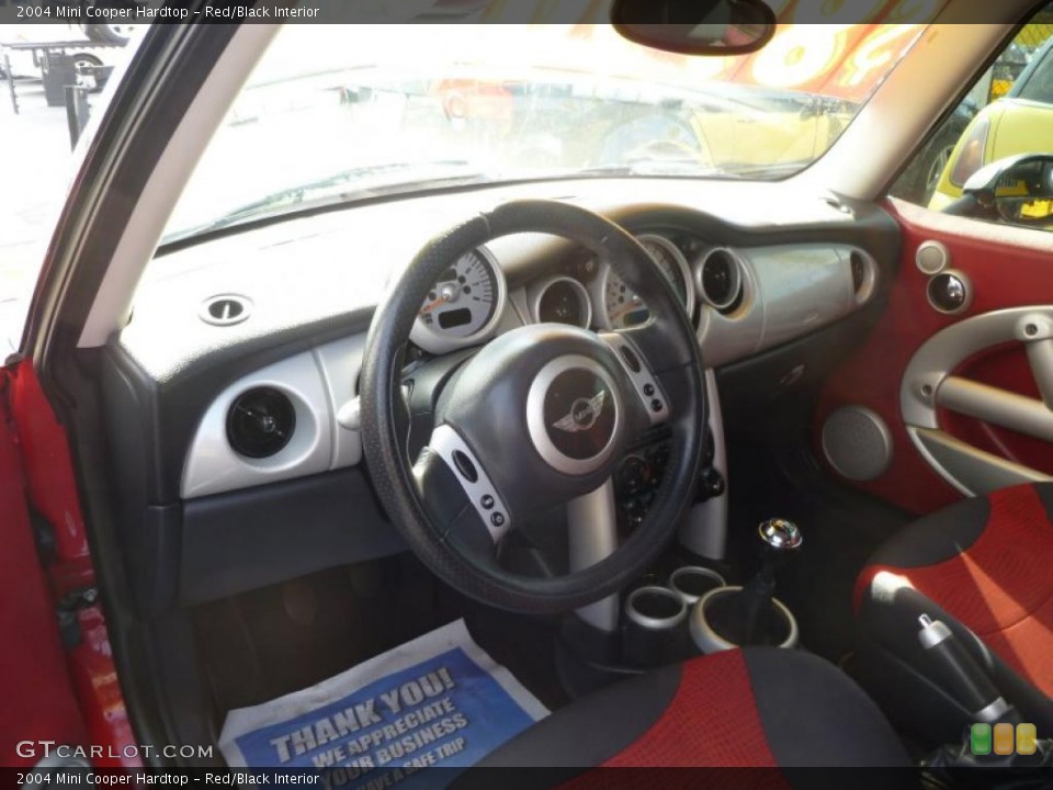 Red/Black Interior Dashboard for the 2004 Mini Cooper Hardtop #38393184