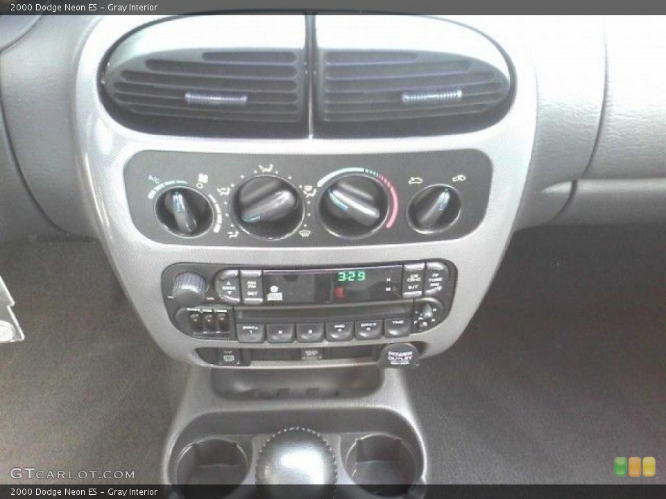 Gray Interior Controls for the 2000 Dodge Neon ES #38393824