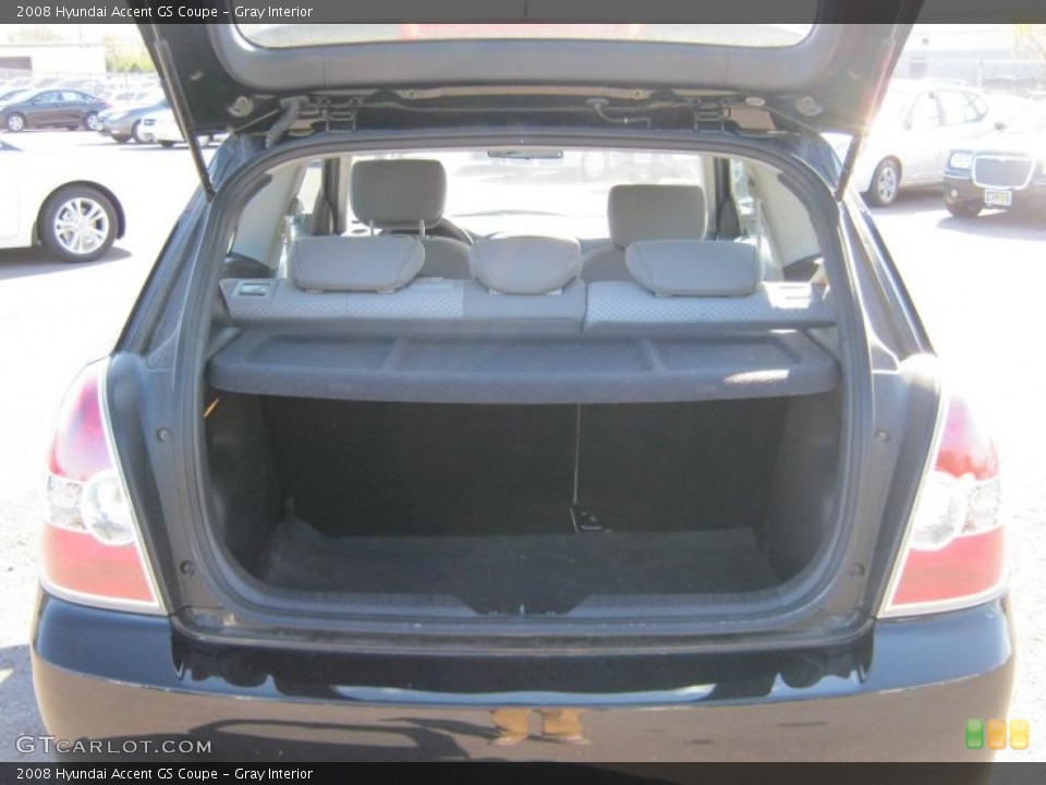 Gray Interior Trunk for the 2008 Hyundai Accent GS Coupe #38395176