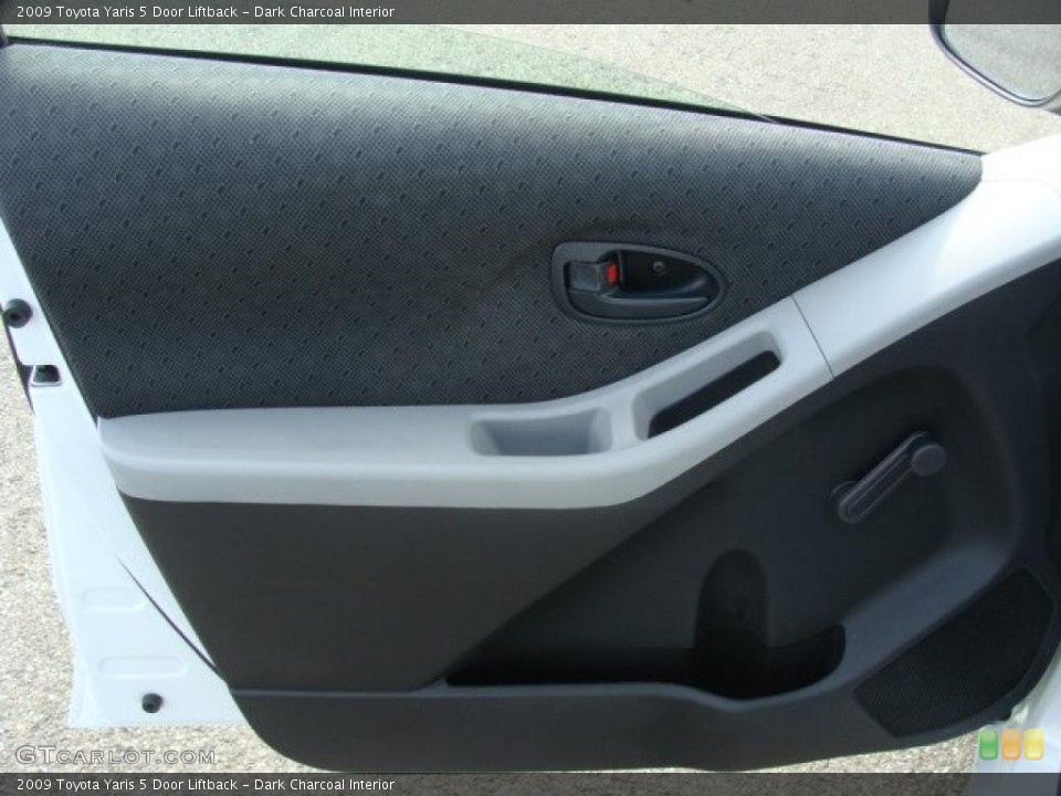 Dark Charcoal Interior Door Panel for the 2009 Toyota Yaris 5 Door Liftback #38396283