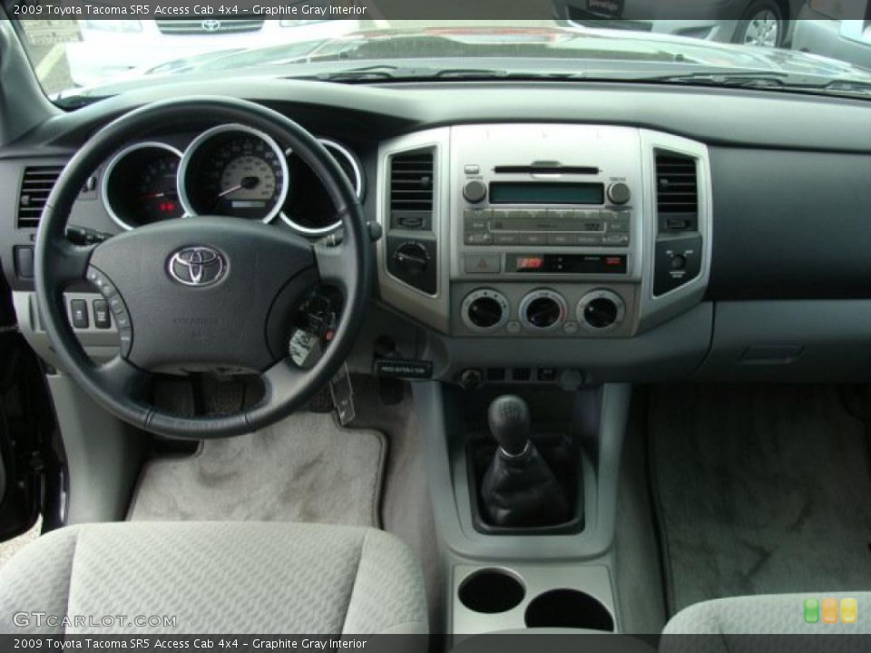 Graphite Gray Interior Dashboard for the 2009 Toyota Tacoma SR5 Access Cab 4x4 #38396783