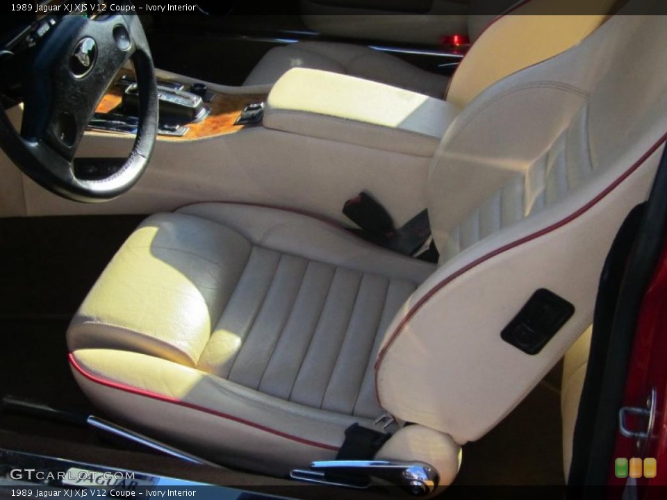 Ivory Interior Photo for the 1989 Jaguar XJ XJS V12 Coupe #38397531