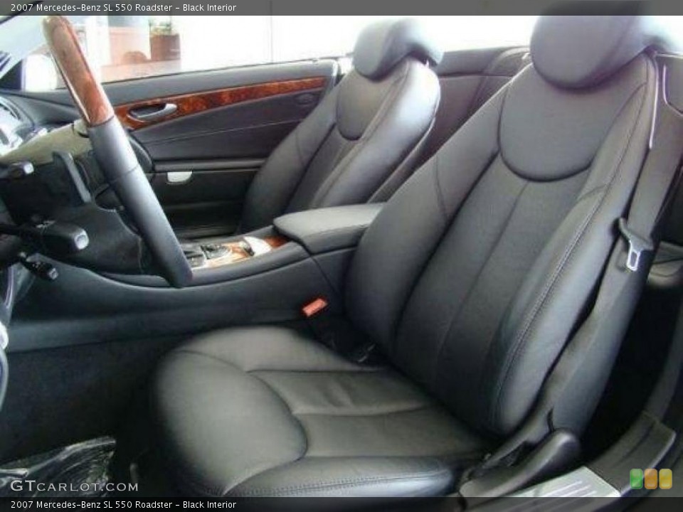 Black Interior Photo for the 2007 Mercedes-Benz SL 550 Roadster #38397691