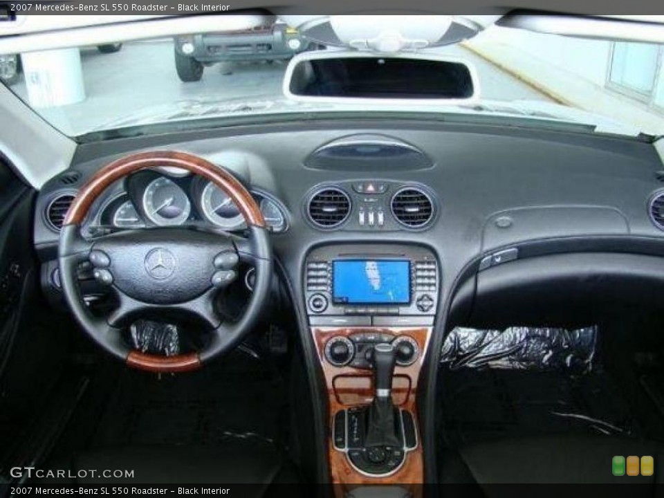Black Interior Dashboard for the 2007 Mercedes-Benz SL 550 Roadster #38397723