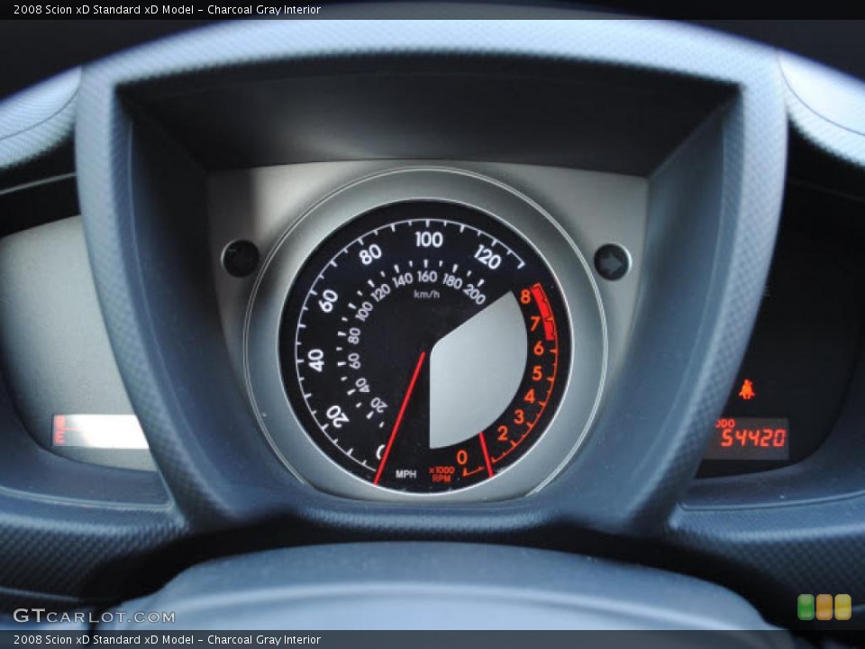 Charcoal Gray Interior Gauges for the 2008 Scion xD  #38399064