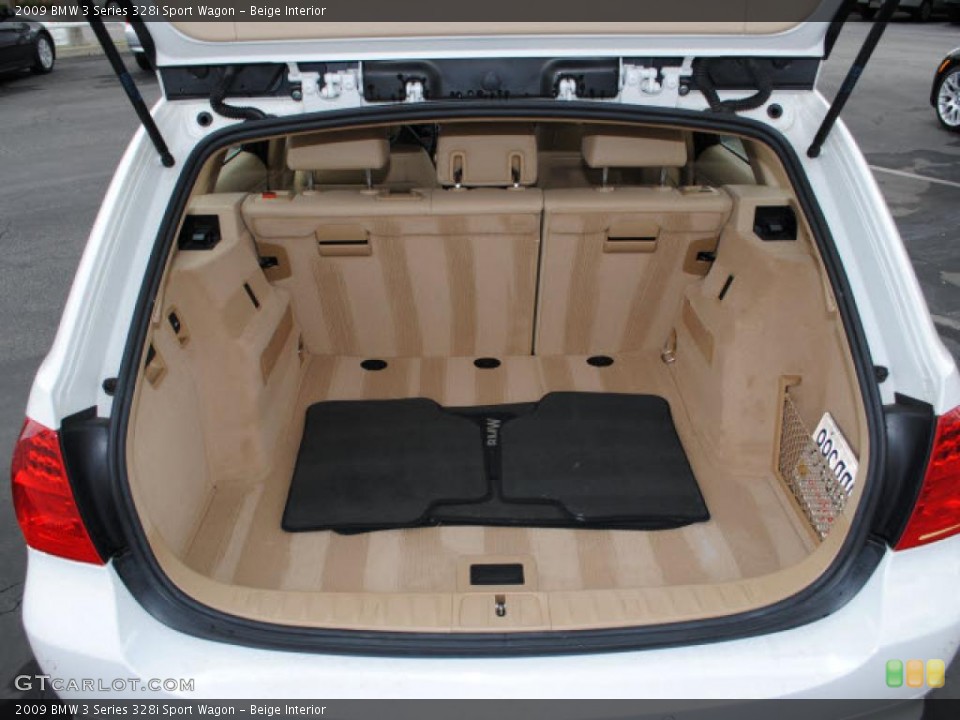 Beige Interior Trunk for the 2009 BMW 3 Series 328i Sport Wagon #38400264