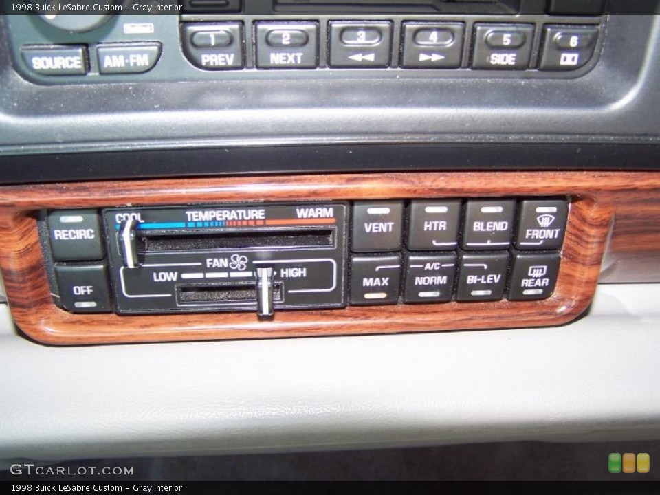 Gray Interior Controls for the 1998 Buick LeSabre Custom #38400520