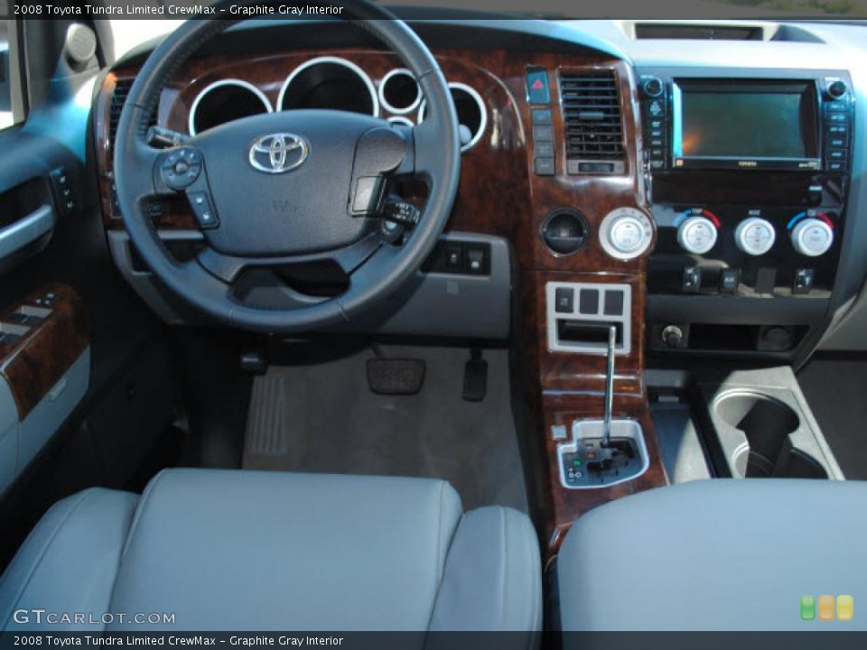 Graphite Gray Interior Dashboard for the 2008 Toyota Tundra Limited CrewMax #38400604