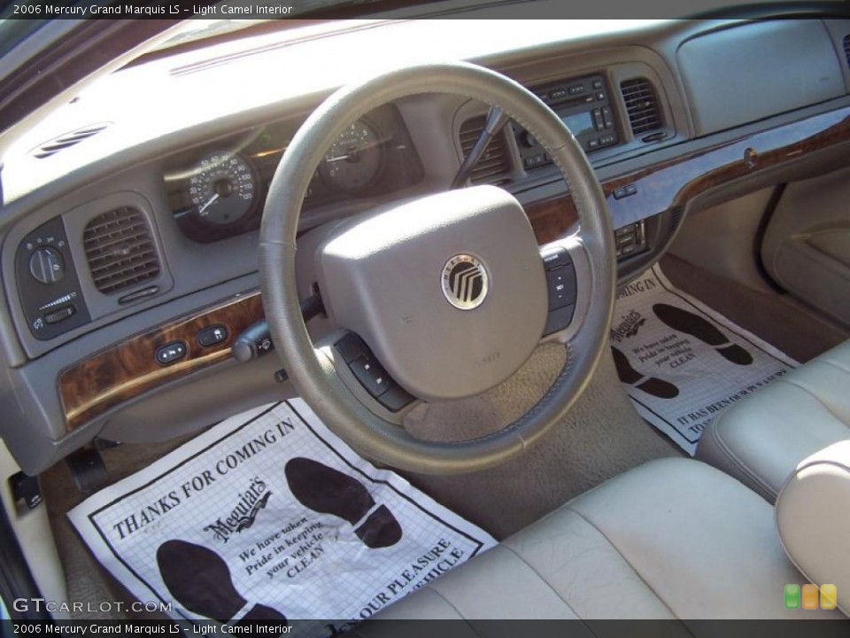 Light Camel Interior Dashboard for the 2006 Mercury Grand Marquis LS #38400916
