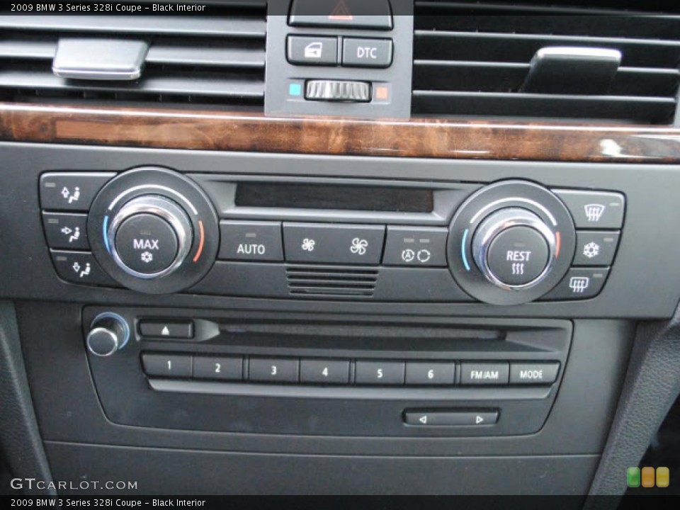 Black Interior Controls for the 2009 BMW 3 Series 328i Coupe #38401528