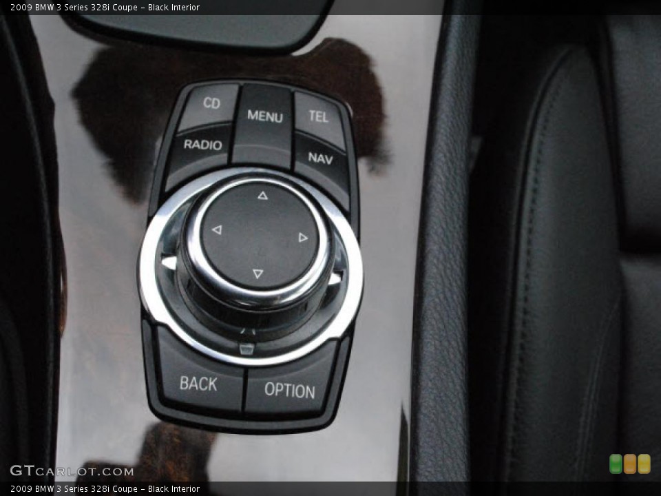 Black Interior Controls for the 2009 BMW 3 Series 328i Coupe #38401560