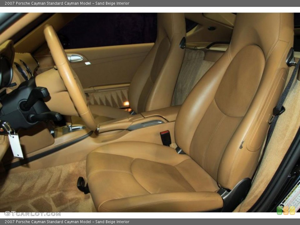 Sand Beige Interior Photo for the 2007 Porsche Cayman  #38403468