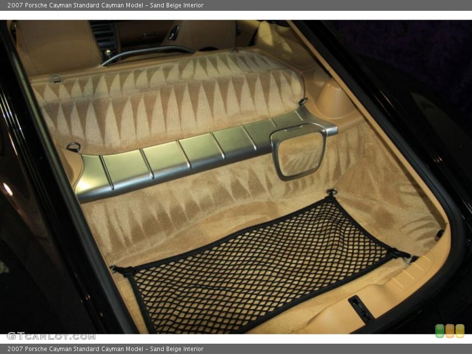 Sand Beige Interior Trunk for the 2007 Porsche Cayman  #38403716