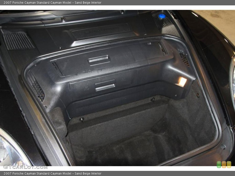 Sand Beige Interior Trunk for the 2007 Porsche Cayman  #38403776