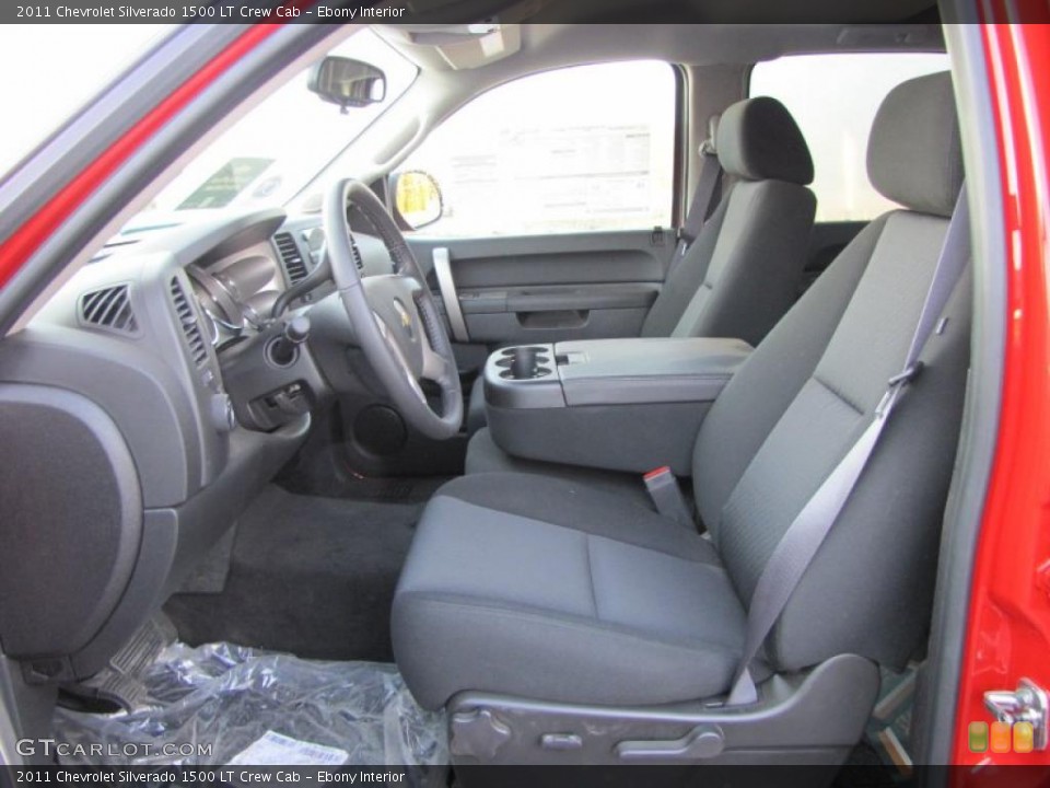 Ebony Interior Photo for the 2011 Chevrolet Silverado 1500 LT Crew Cab #38403952