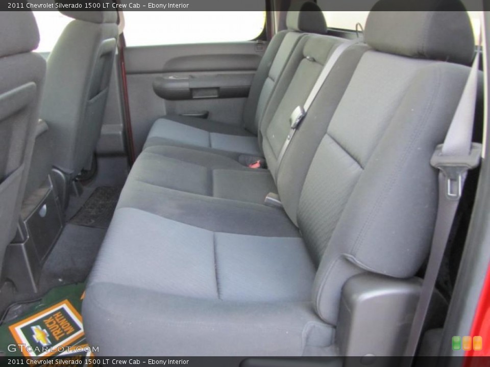 Ebony Interior Photo for the 2011 Chevrolet Silverado 1500 LT Crew Cab #38403976