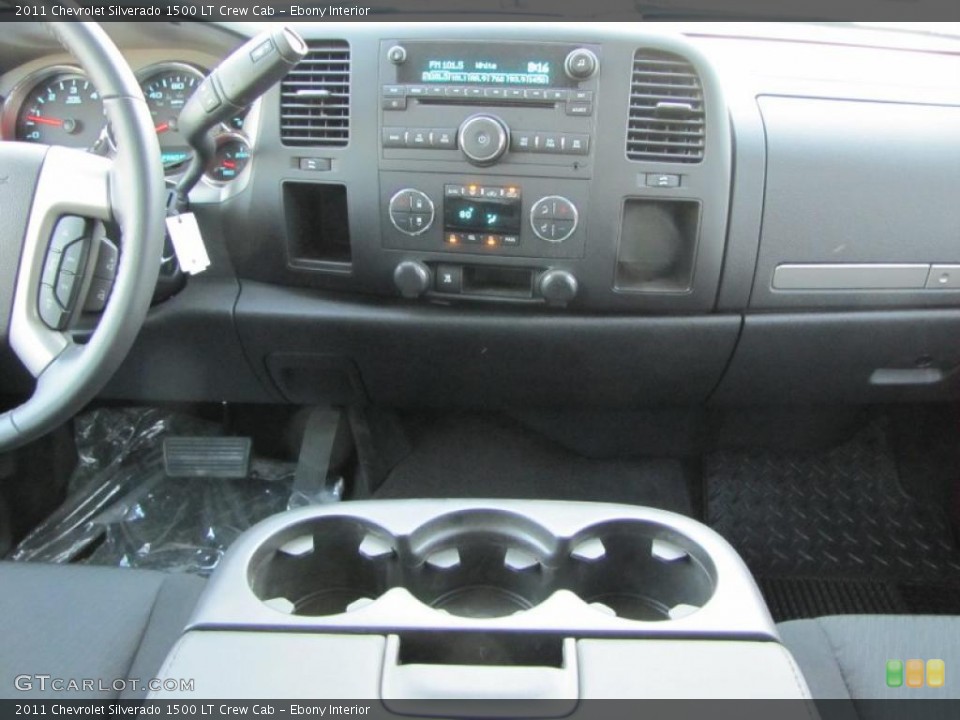 Ebony Interior Controls for the 2011 Chevrolet Silverado 1500 LT Crew Cab #38403996