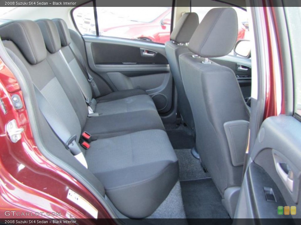 Black Interior Photo for the 2008 Suzuki SX4 Sedan #38405158