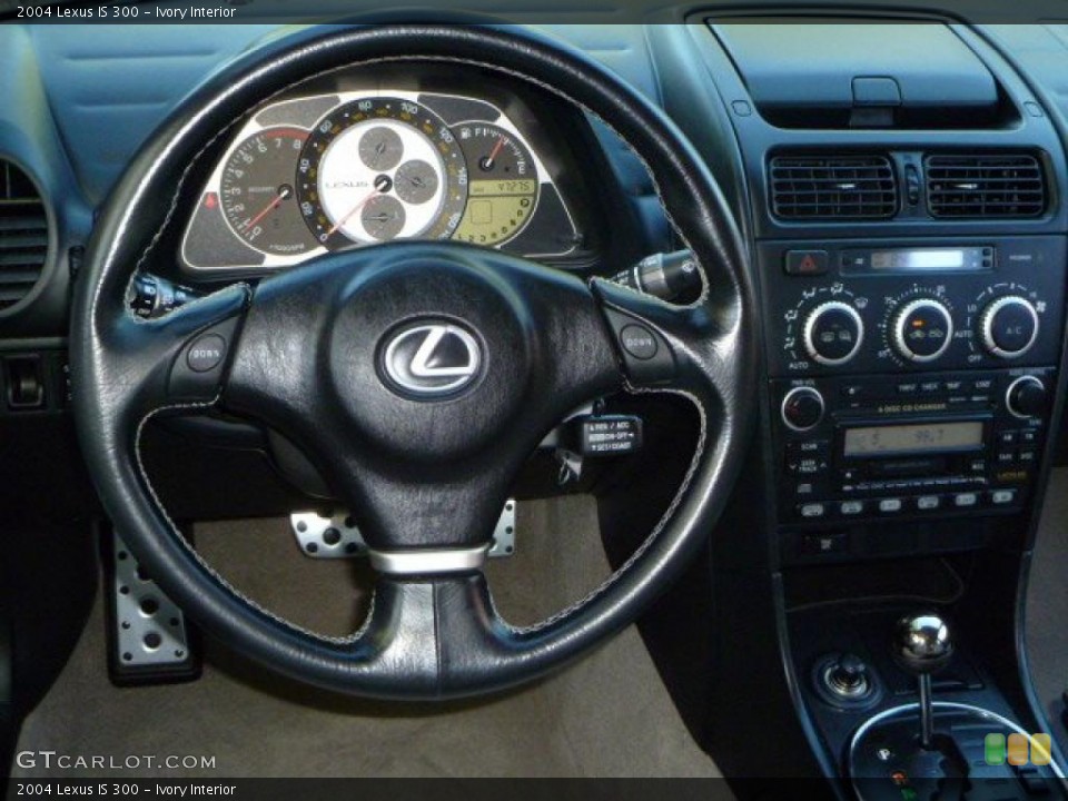 Ivory Interior Steering Wheel for the 2004 Lexus IS 300 #38405166
