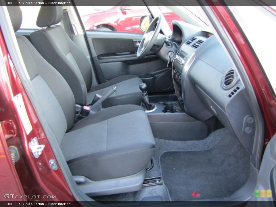 Black Interior Photo for the 2008 Suzuki SX4 Sedan #38405174