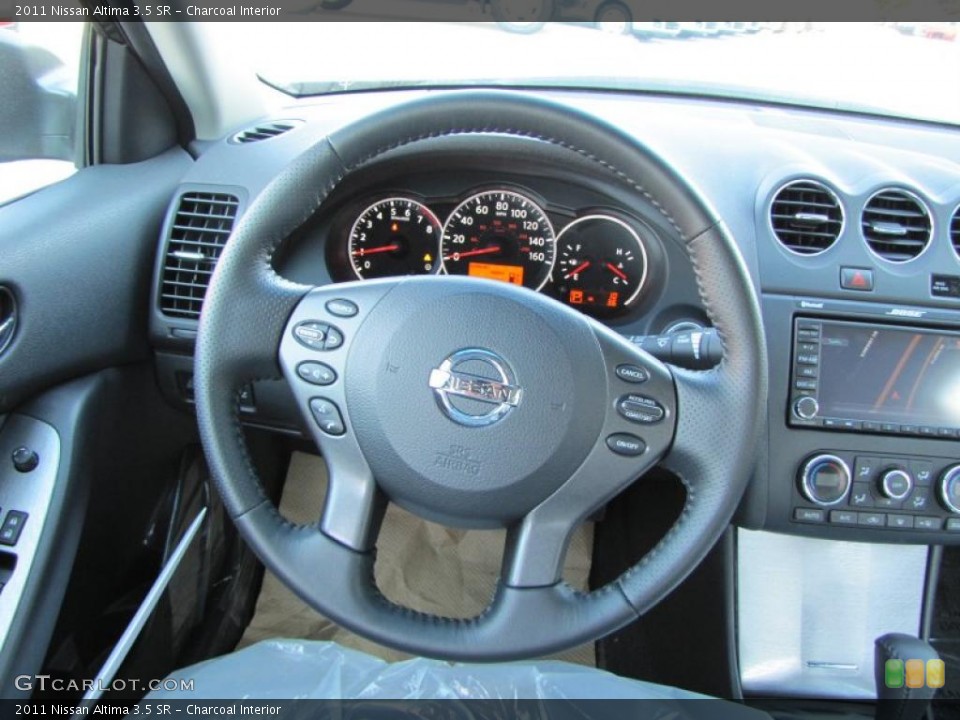 Charcoal Interior Steering Wheel for the 2011 Nissan Altima 3.5 SR #38406504