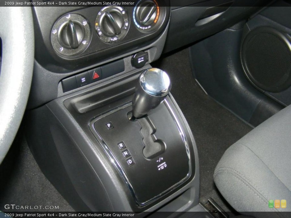 Dark Slate Gray/Medium Slate Gray Interior Transmission for the 2009 Jeep Patriot Sport 4x4 #38406608
