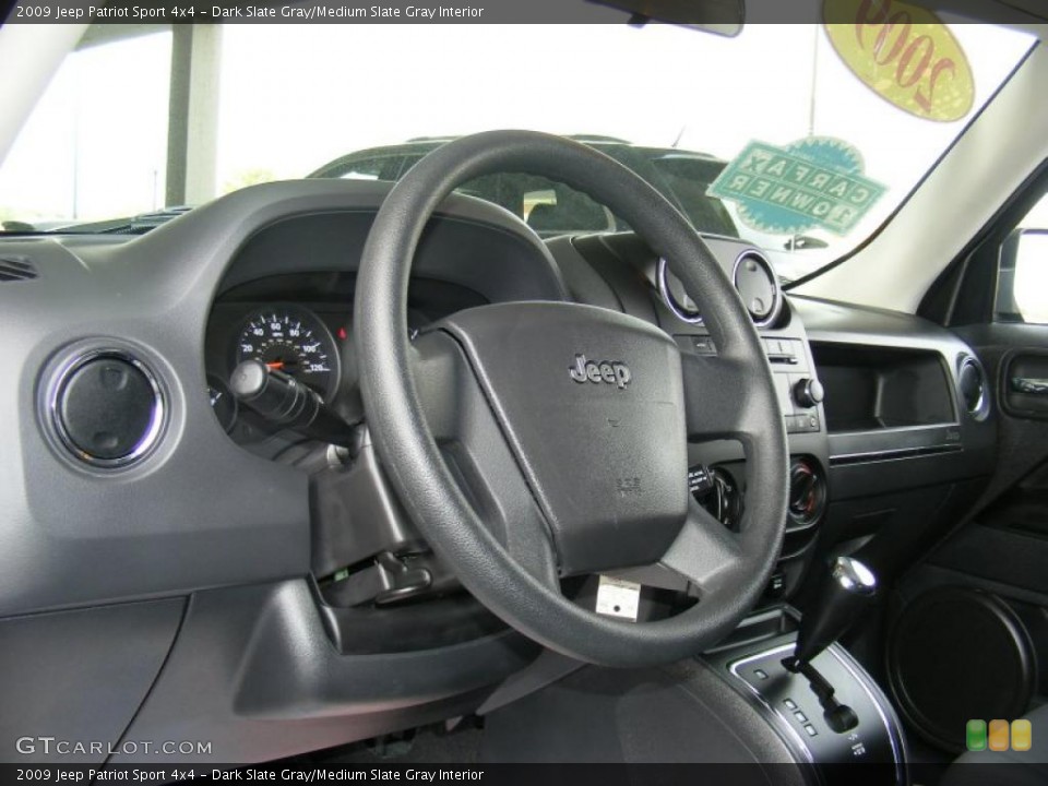 Dark Slate Gray/Medium Slate Gray Interior Photo for the 2009 Jeep Patriot Sport 4x4 #38406652